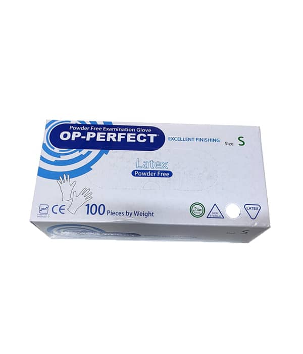 دستکش یکبار مصرف اپی پرفکت لاتکس بدون پودر 100 عددی